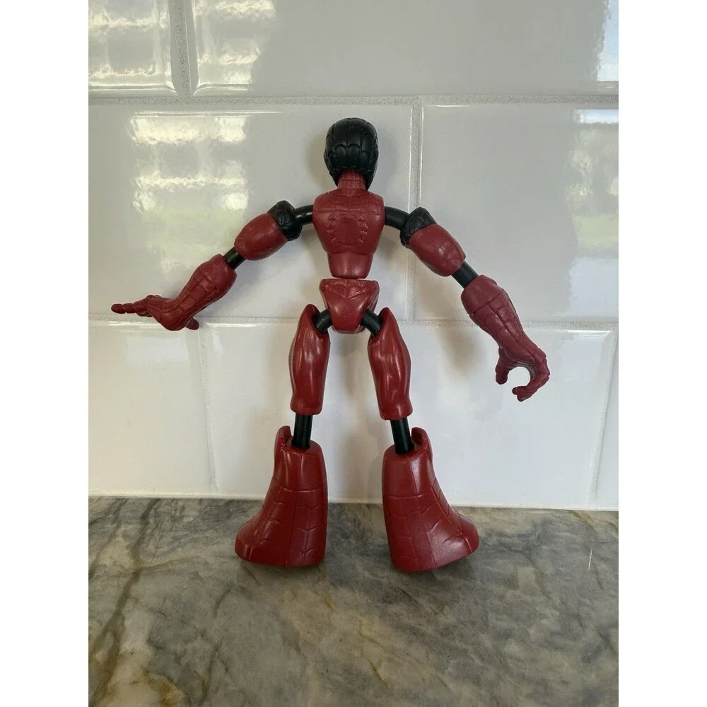 Marvel Bend & Flex Black Red Suit Spider-Man Venom Action Figure Hasbro #70236 - Picture 6 of 6